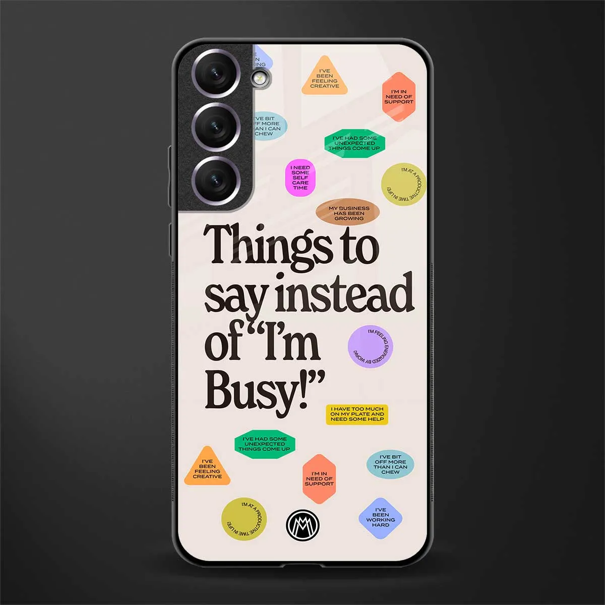 10 Things To Say Phone Case for Samsung Galaxy S22 Plus 5G | Glass Case