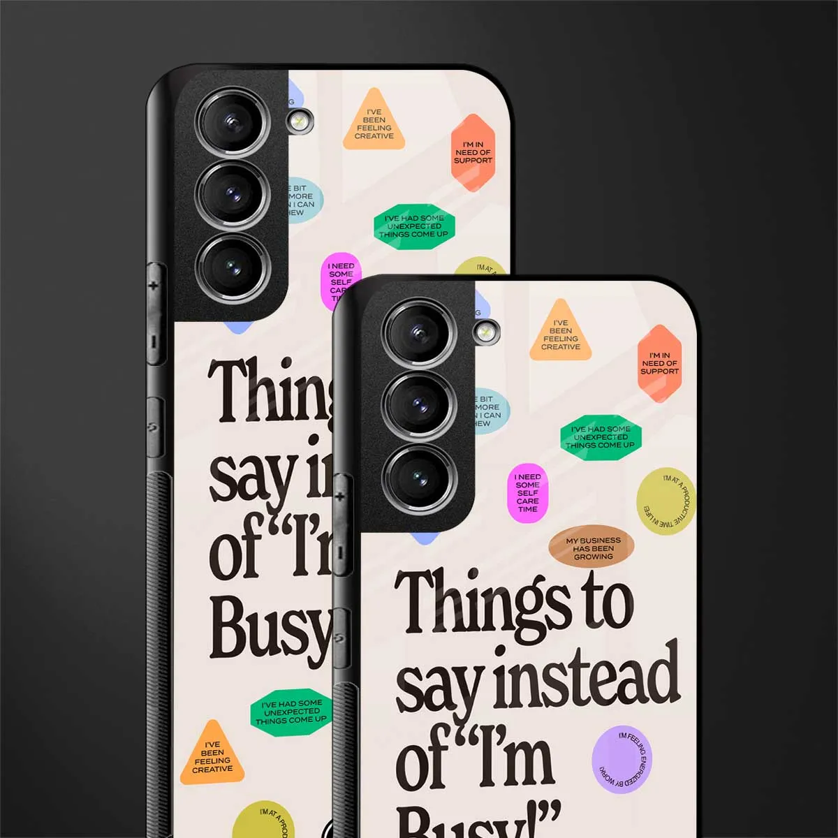 10 Things To Say Phone Case for Samsung Galaxy S22 Plus 5G | Glass Case