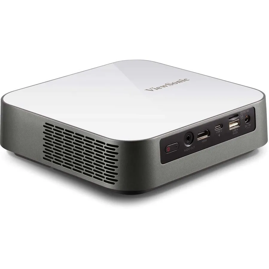 1080P Projector With 1000 Led Lumens, Bluetooth Speakers, Usb C And Wi-Fi