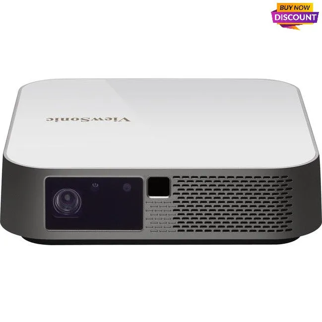 1080P Projector With 1000 Led Lumens, Bluetooth Speakers, Usb C And Wi-Fi