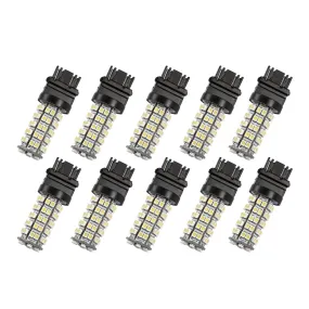 10Pcs/Kit LED Car Light Bulbs 760lm T25 3528SMD 6000K Pure White Auto Lamps Replacement for Dome Map Door Trunk Signal License Plate