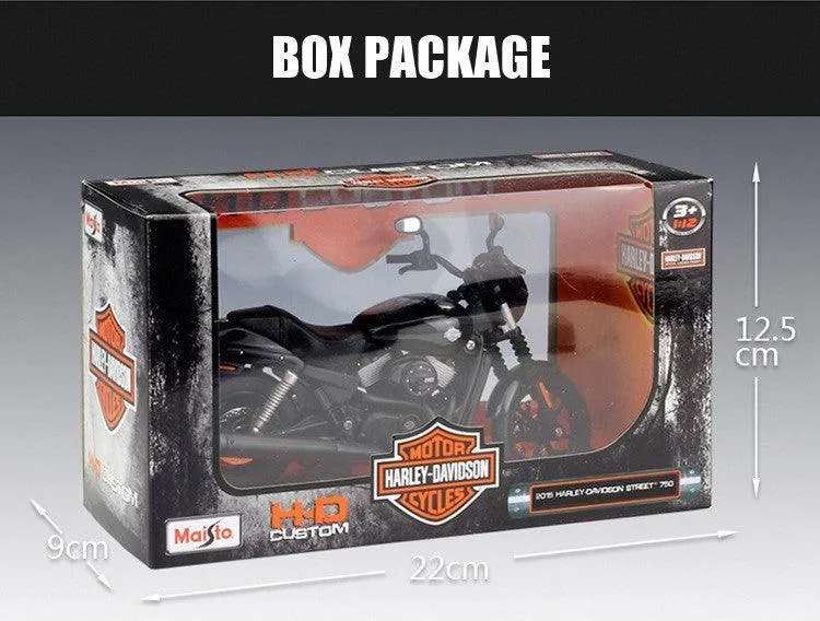 1:12 2015 Harley Davidson Street 750 Alloy Model Car