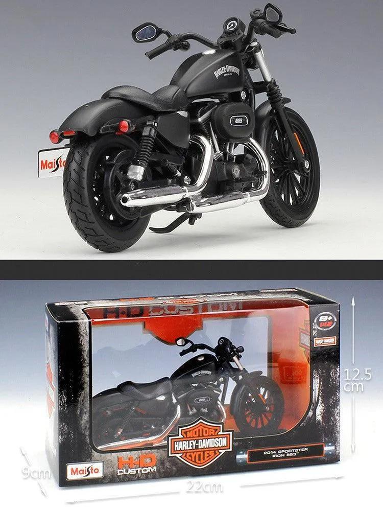 1:12 Harley Davidson 2014 Sportster Iron 883 Alloy Model Car