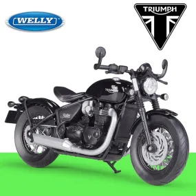 1:12 Triumph Bonneville Bobber 2021 Motorcycle Alloy Model Car