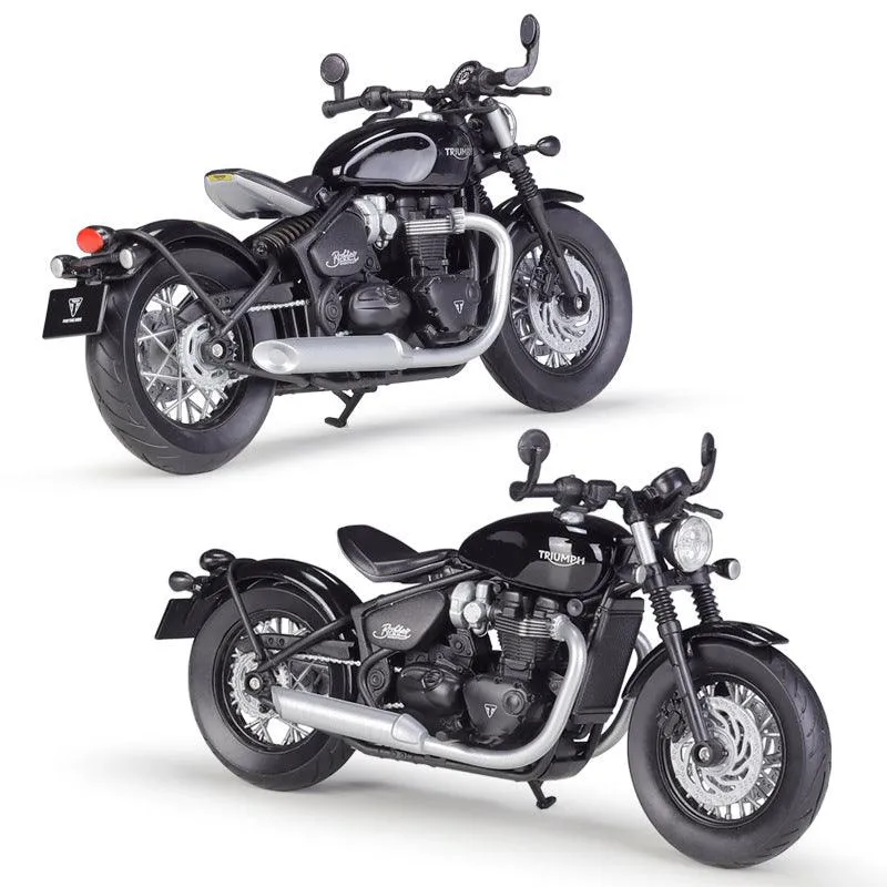 1:12 Triumph Bonneville Bobber 2021 Motorcycle Alloy Model Car