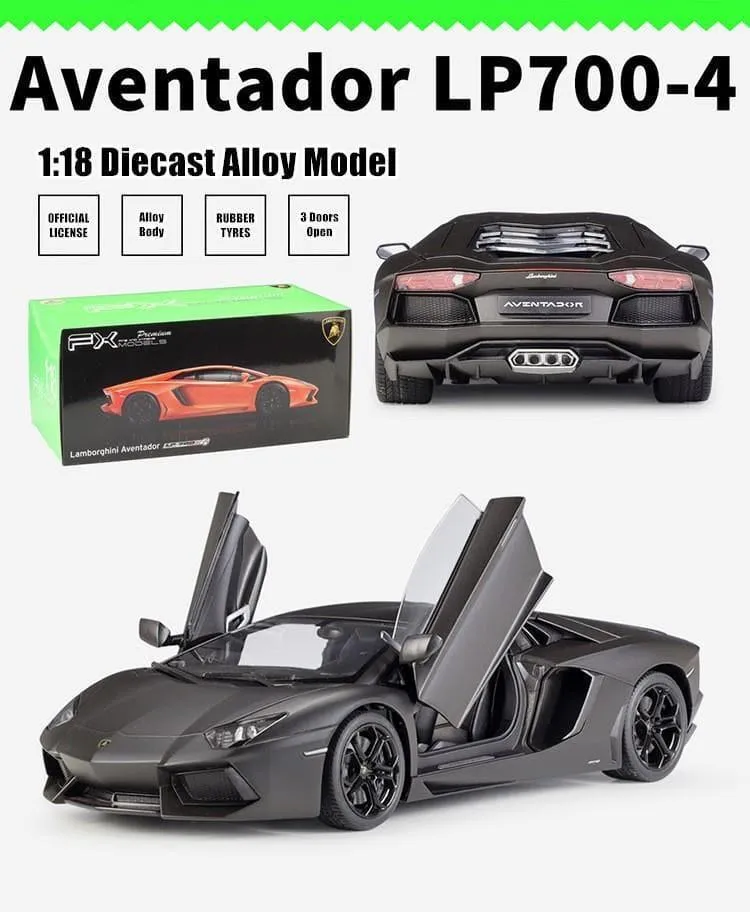 1:18 Lamborghini Aventador LP700-4 Alloy Model Car