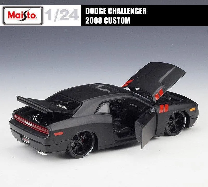 1:24 Dodge Challenger 2008 Custom Alloy Model Car