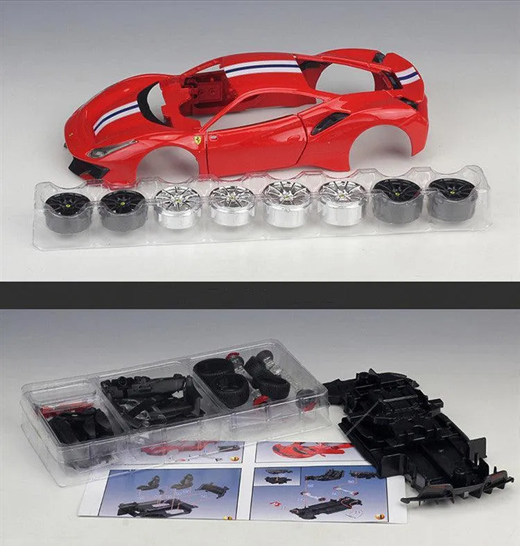 1:24 Ferrari 488 Pista Alloy Assembly Model