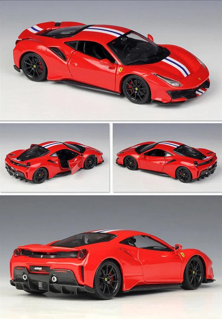 1:24 Ferrari 488 Pista Alloy Assembly Model