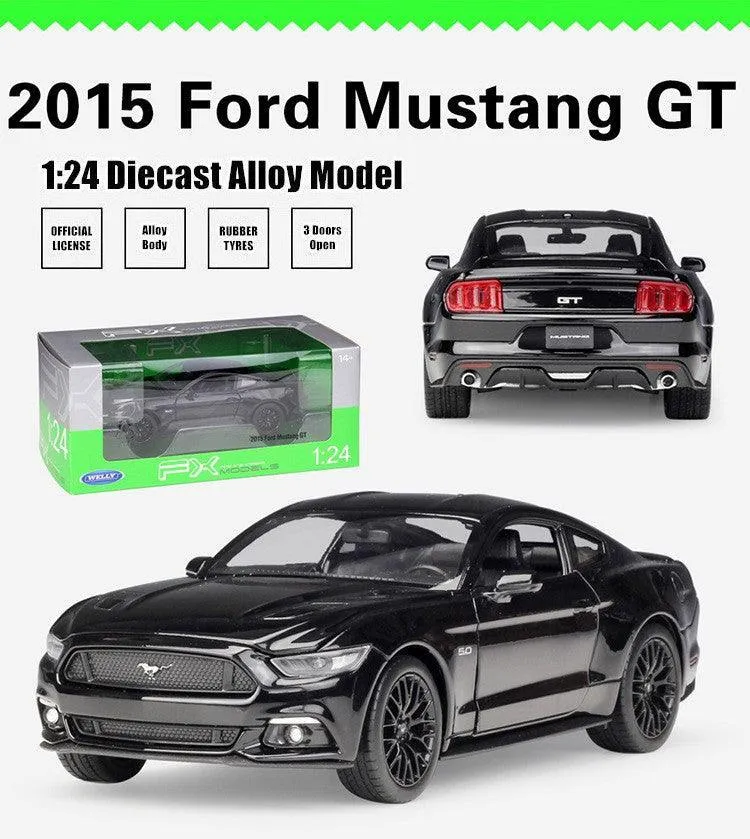 1:24 Ford 2015 Mustang GT Alloy Model Car