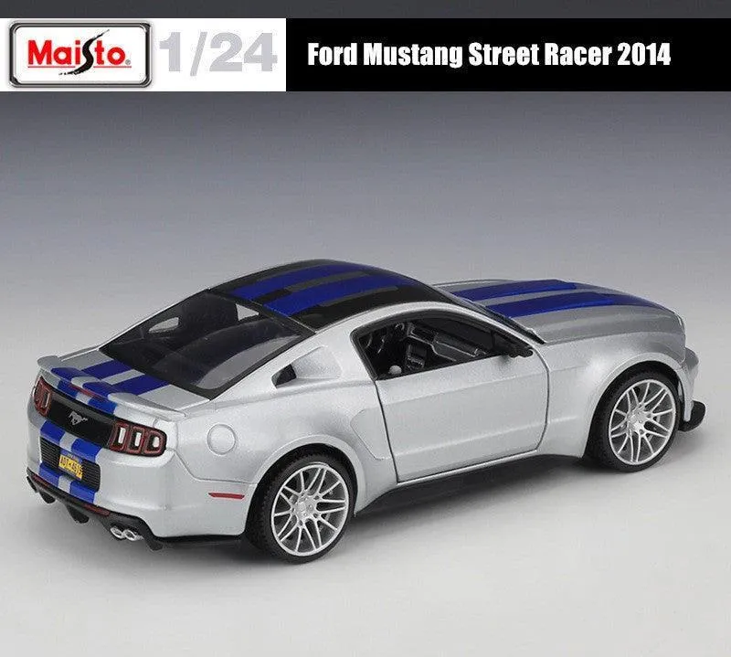 1:24 Ford Mustang Street Racer 2014 Alloy Model Car