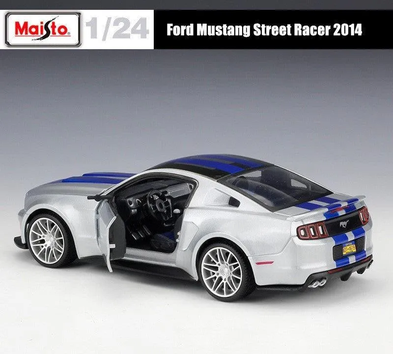 1:24 Ford Mustang Street Racer 2014 Alloy Model Car