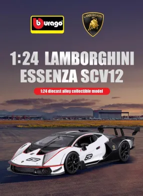 1:24 Lamborghini Essenza SCV12 Alloy Model Car