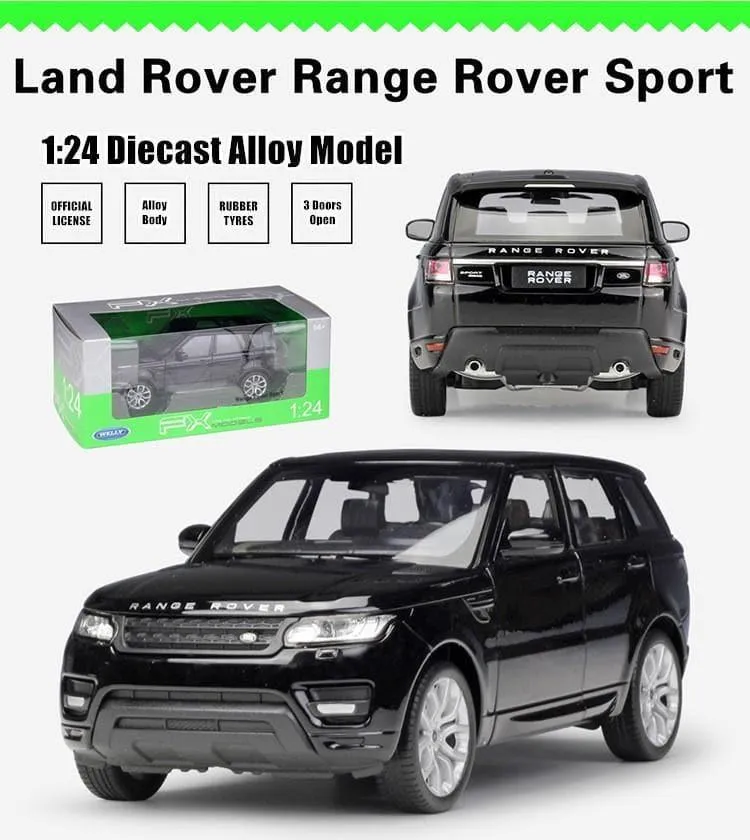 1:24 Land Rover Range Rover SUV Alloy Model Car