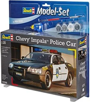 1/25 Chevy Impala Police Car Model SET