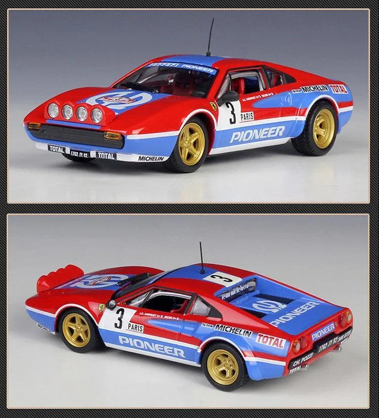 1:43 Ferrari 308 GTB Monte-Carlo 1982 Alloy Model Car