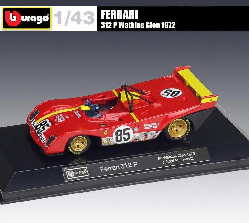 1:43 Ferrari 312 P Watkins Glen 1972 Alloy Model Car