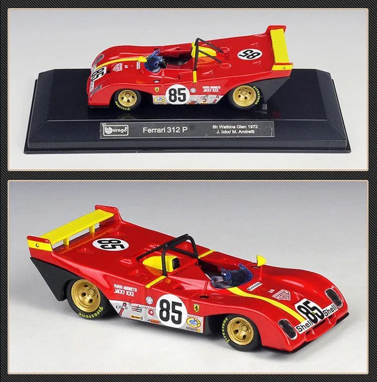 1:43 Ferrari 312 P Watkins Glen 1972 Alloy Model Car