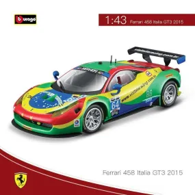 1:43 Ferrari 458 Italia GT3 Daytona 2015 Alloy Model Car