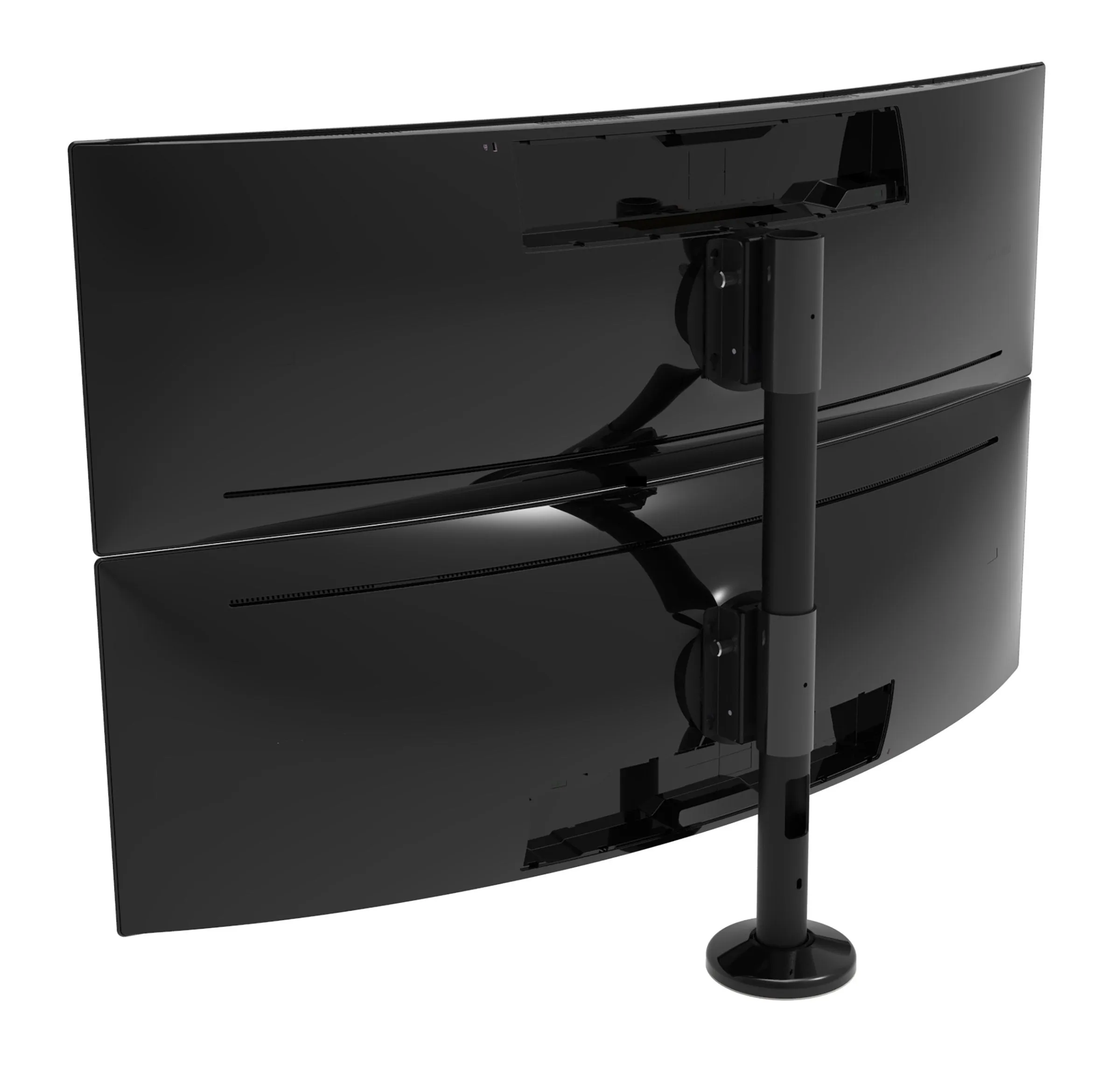 1x2 Bolt Down Desktop Mount for 43" & 49" Samsung Super Ultra-Wide Curved Monitors