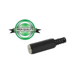 2.5mm Stereo Jack w/ Strain Relief - Black