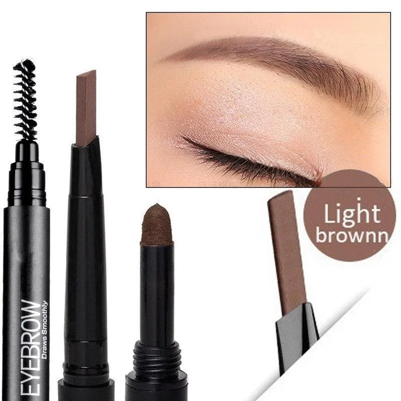 3 In 1 Smooth Stereo Eyebrow Pen - Brush, Powder & Pen.