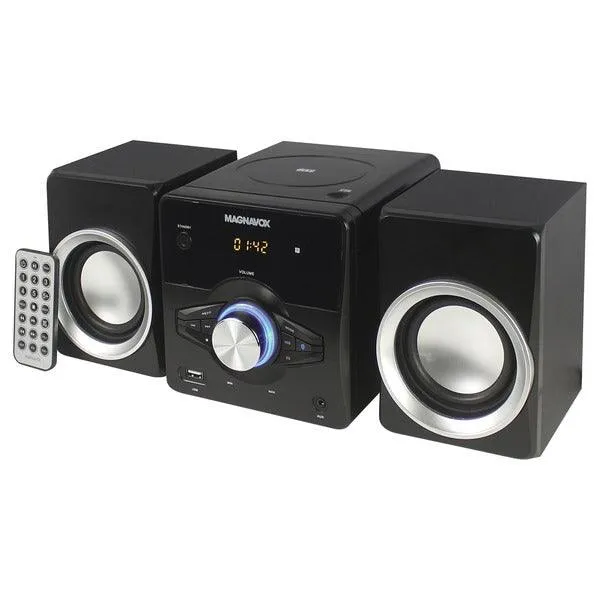 3-Piece CD Shelf System Digital PLL FM Stereo Radio with Bluetooth(R)