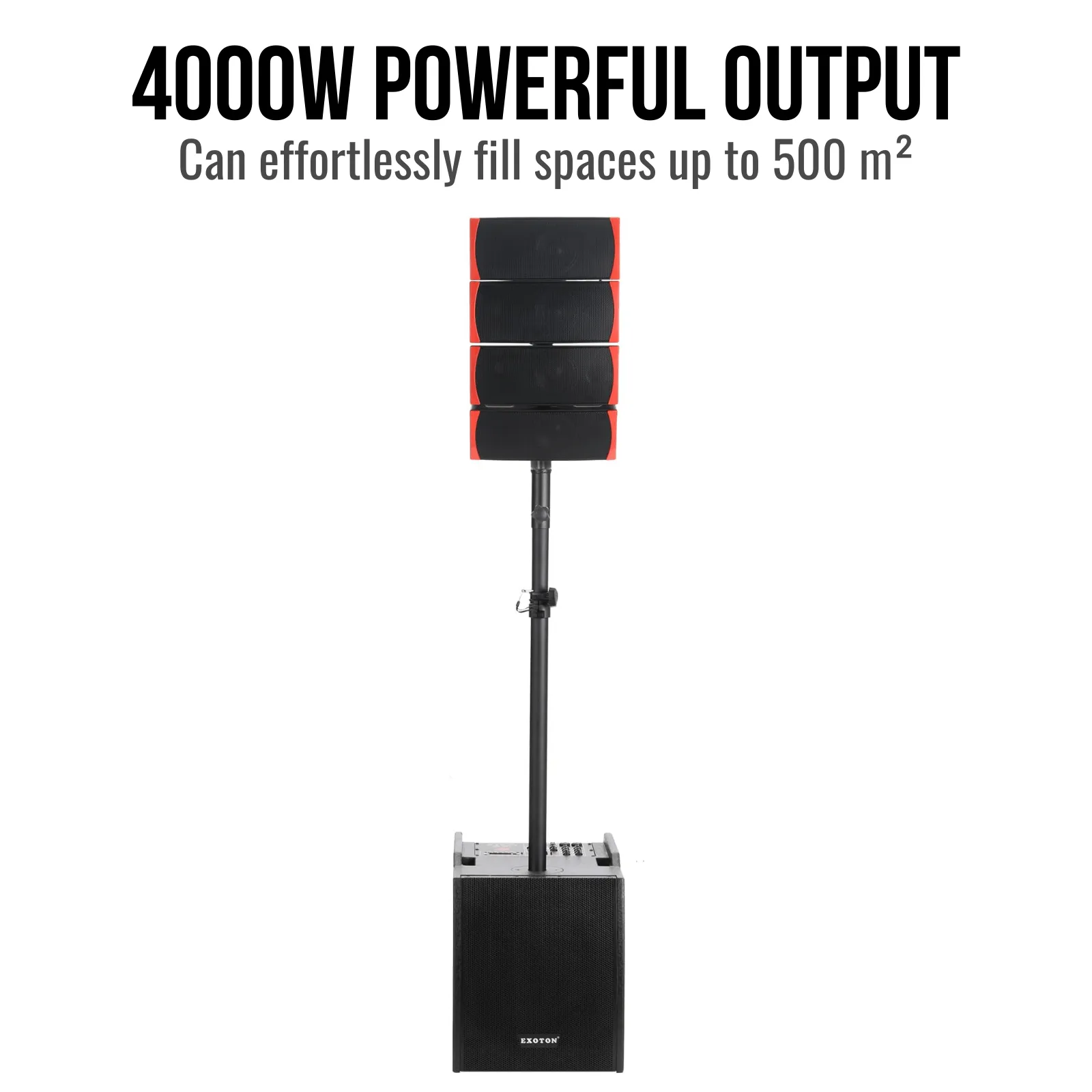 4000W 12-inch PA System Line Array Big DJ Speakers