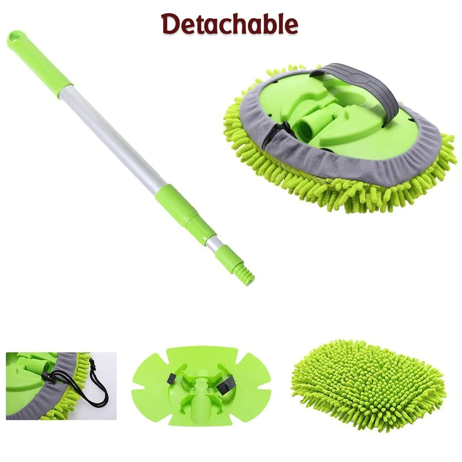 4987 Car Duster Microfiber Flexible Duster Car Wash | Car Cleaning Accessories | Microfiber | brush | Dry / Wet Home, Kitchen, Office Cleaning Brush Extendable Handle