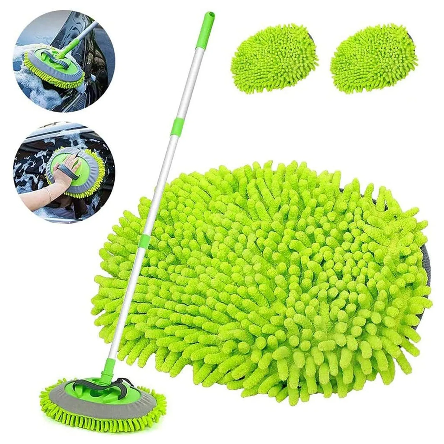 4987 Car Duster Microfiber Flexible Duster Car Wash | Car Cleaning Accessories | Microfiber | brush | Dry / Wet Home, Kitchen, Office Cleaning Brush Extendable Handle