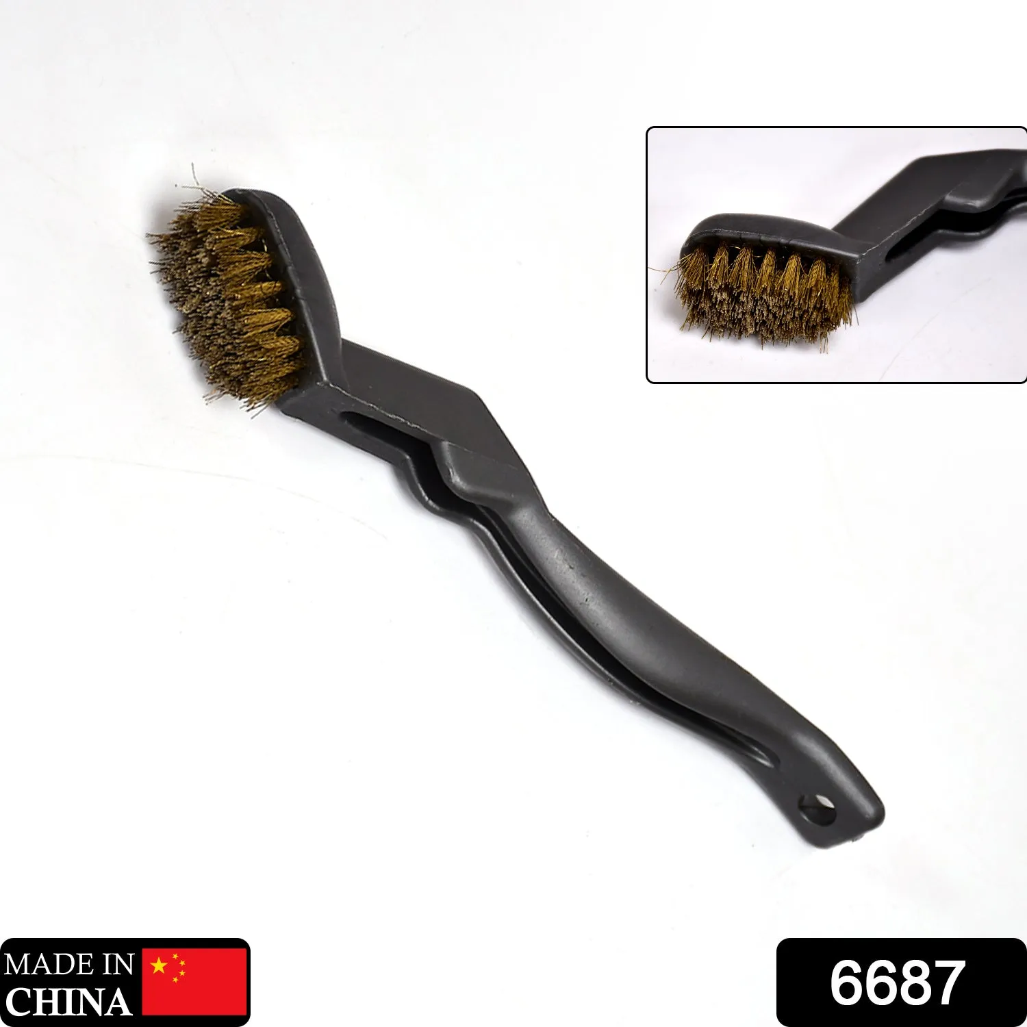 6687 Mini Wire Brush (Steel Brush) (1 pc)