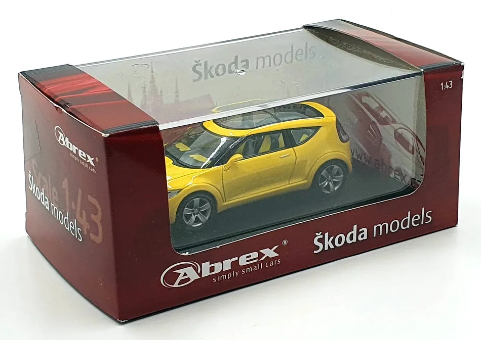 Abrex 1/43 Scale 143ABC802GJ - Skoda Joyster Concept Car - Metallic Yellow