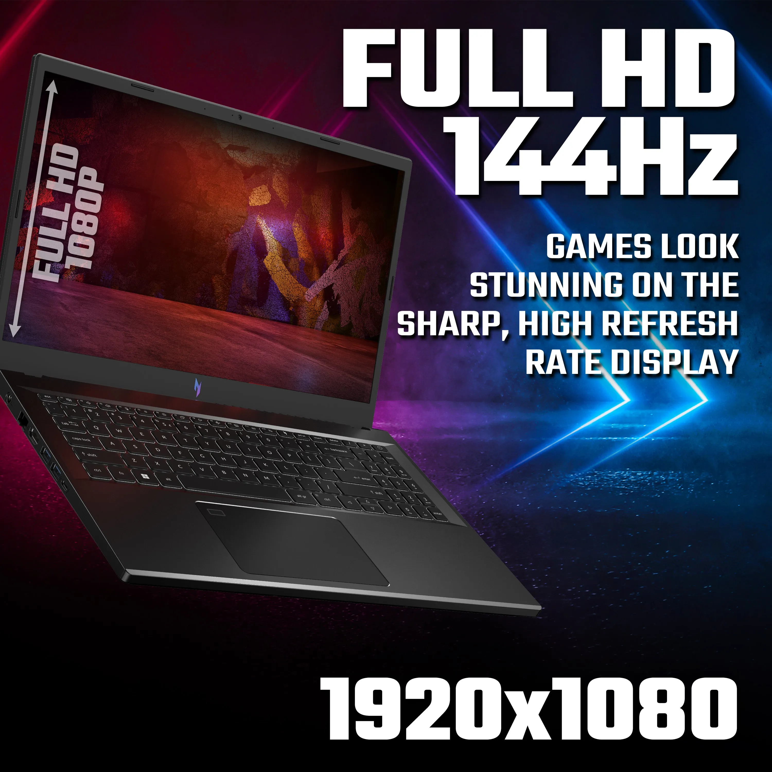 Acer | Nitro ANV15-51-59KP | Intel Core i5 | 15.6" FHD| 8GB RAM | 512GB SSD | Nvidia GeForce RTX 2050 4GB Gaming