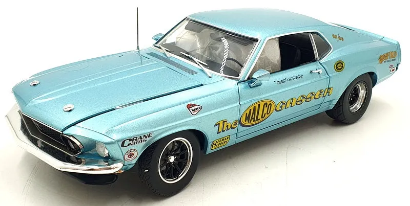 Acme 1/18 Scale A1801858 - 1969 Ford Mustang Boss 429 Malco Gasser Blue