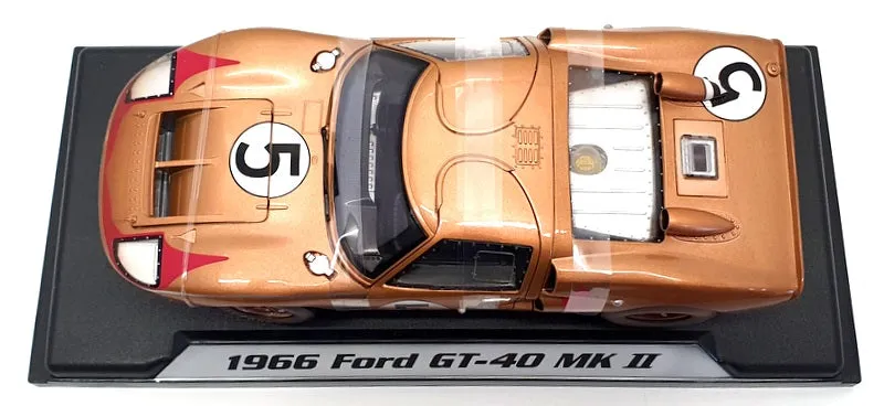 ACME 1/18 Scale Model Car SC403R - 1966 Ford GT-40 MkII Race Version #5 - Bronze