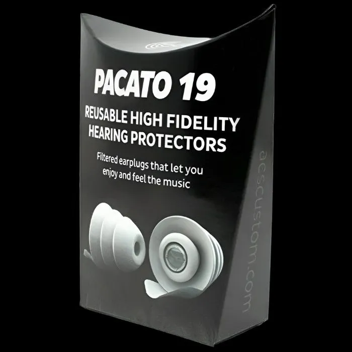 ACS PAC19 Pacato 19 Reusable High Fidelity Hearing Protector EarPlugs