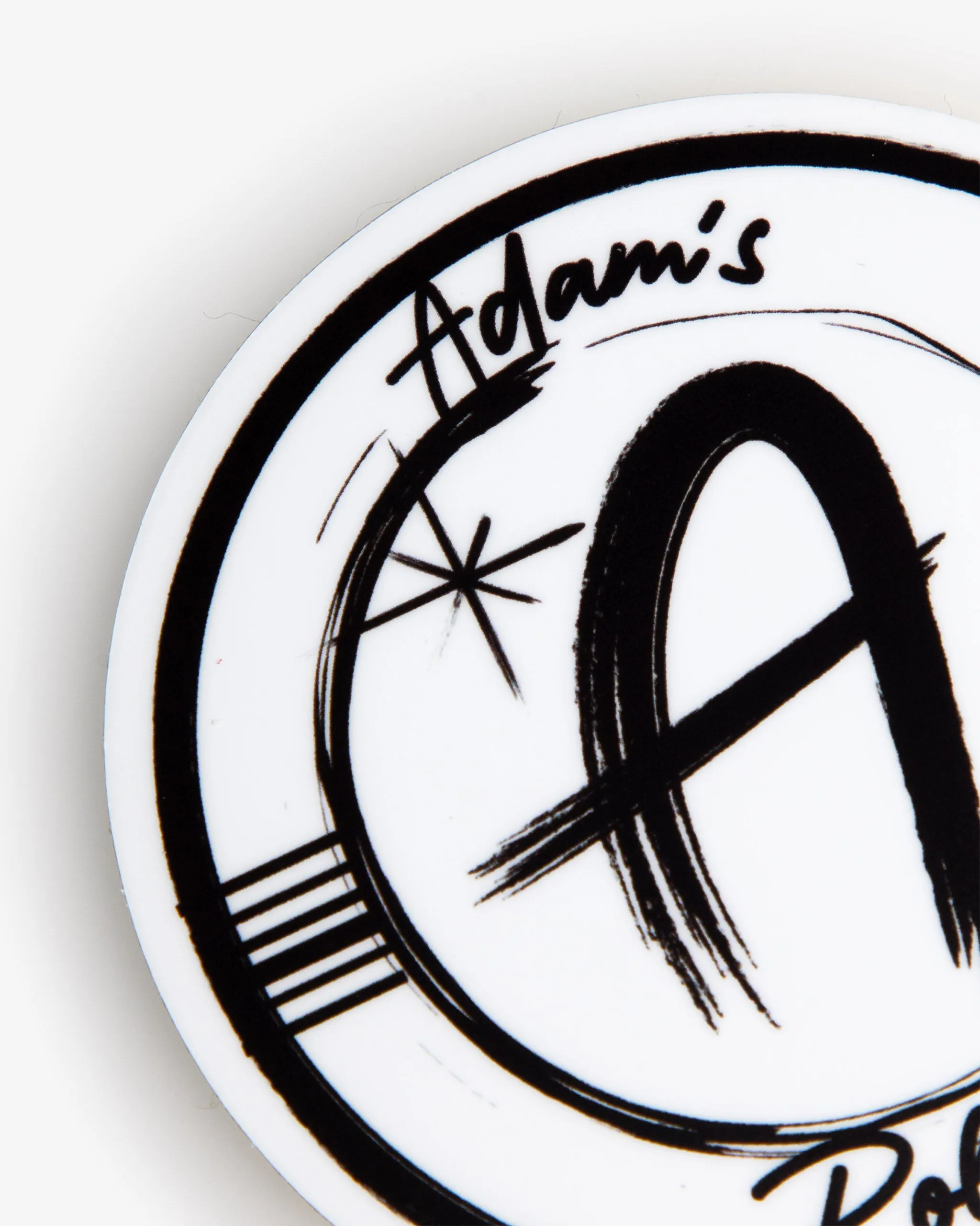 Adam's 3" Brush Logo Sticker