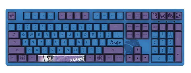 Akko 108K Naruto Sasuke 3108 Blue Switch Keyboard