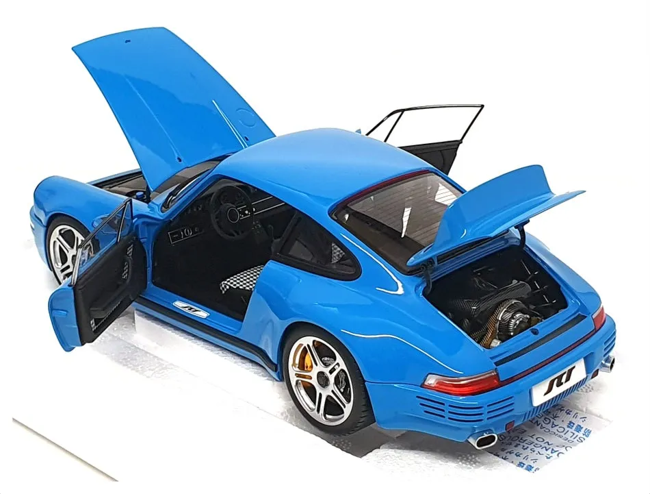 Almost Real 1/18 Scale 880202 - 2018 Porsche 911 RUF SCR - Mexico Blue