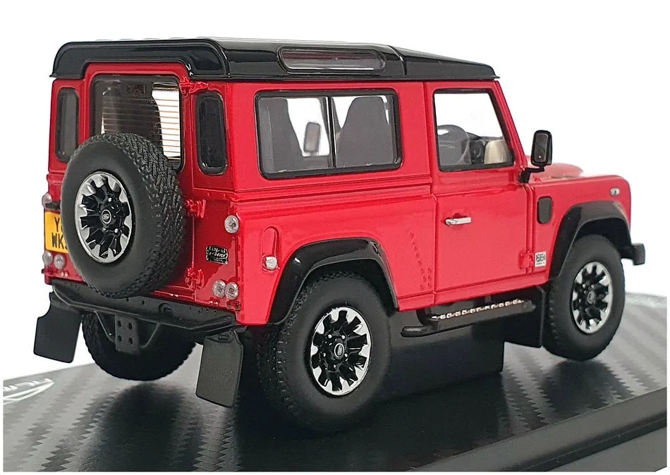 Almost Real 1/43 Scale 410215 - 2017 Land Rover Defender 90 Works V8 - Met Red