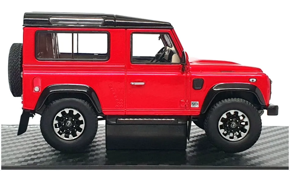 Almost Real 1/43 Scale 410215 - 2017 Land Rover Defender 90 Works V8 - Met Red