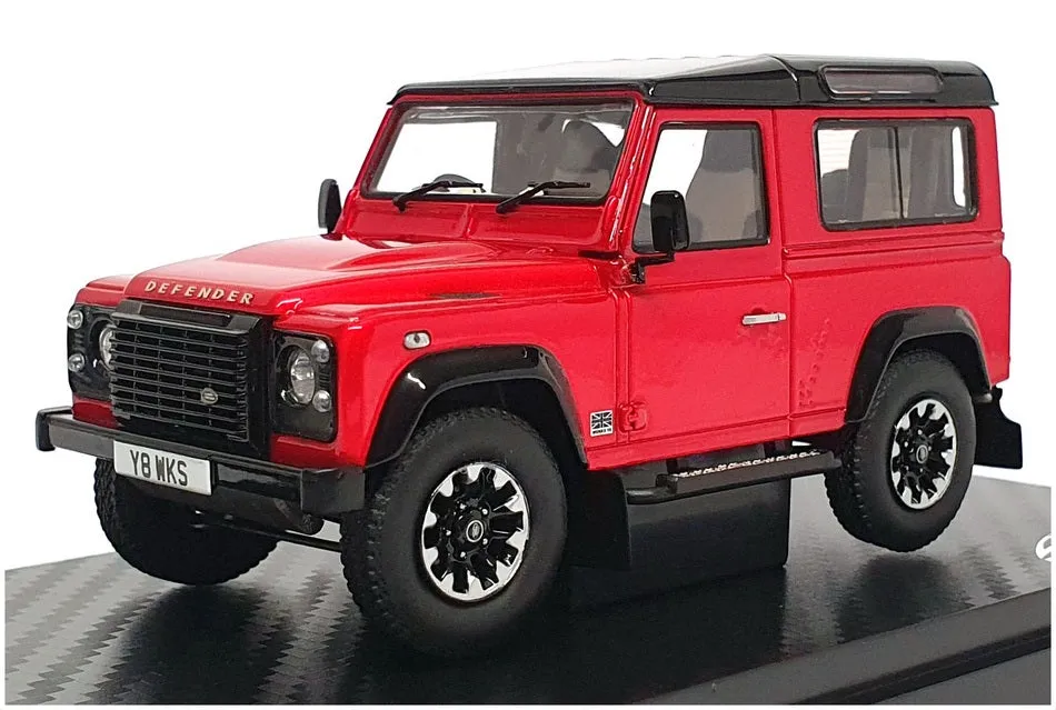 Almost Real 1/43 Scale 410215 - 2017 Land Rover Defender 90 Works V8 - Met Red