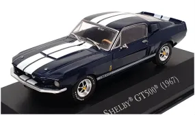 Altaya 1/43 Scale 12824A - 1967 Shelby GT500 - Blue/White Stripes