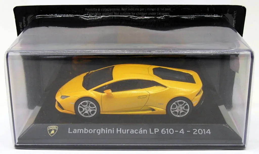 Altaya 1/43 Scale AL12319H - 2014 Lamborghini Huracan LP 610-4 - Yellow