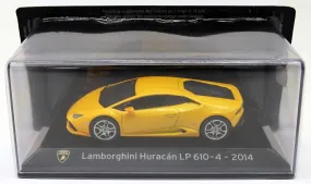 Altaya 1/43 Scale AL12319H - 2014 Lamborghini Huracan LP 610-4 - Yellow