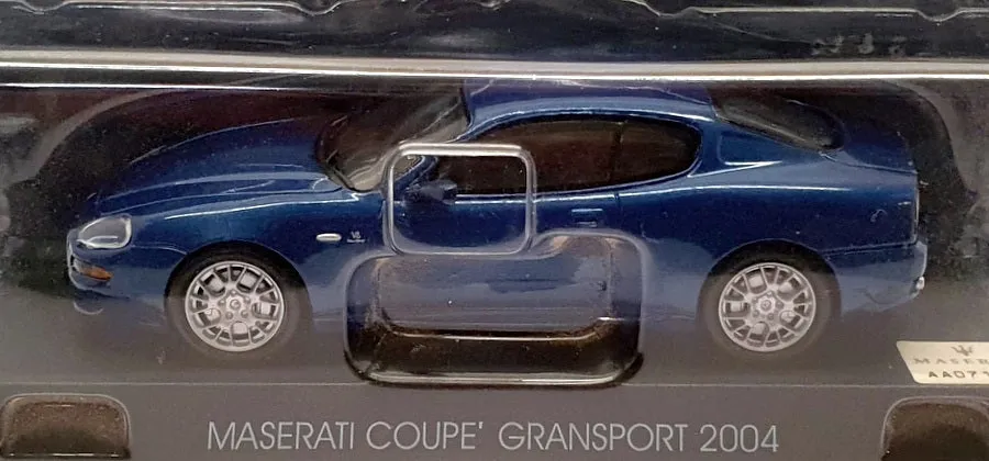 Altaya 1/43 Scale AL6221K - Maserati Coupe Gransport 2004 - Met Blue