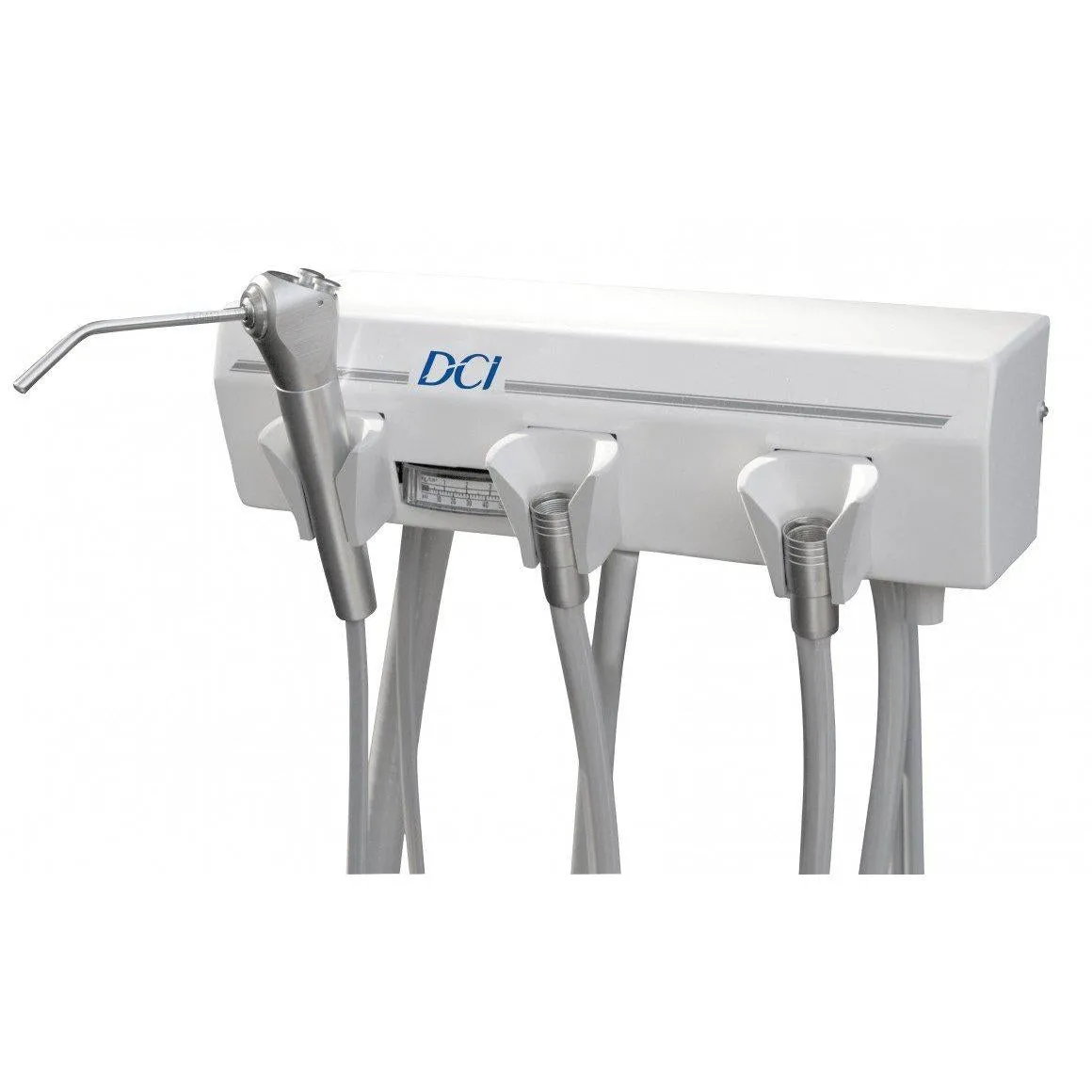 Alternative Arm Mounted Manual Control, 1 Wet & 1 Dry w/Tray & White Flex Arm - DCI 4128