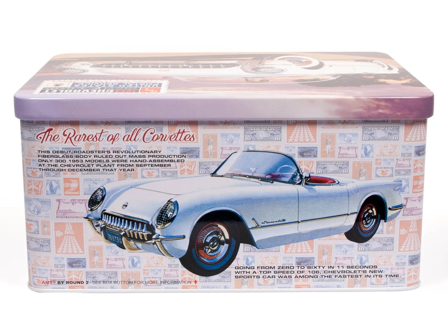 AMT 1953 Chevy Corvette (USPS Stamp) 1/25 Model Kit