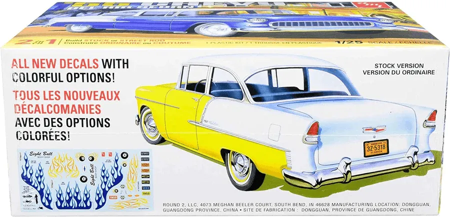 AMT 1955 Chevy Bel Air Sedan 1/25 Model Kit