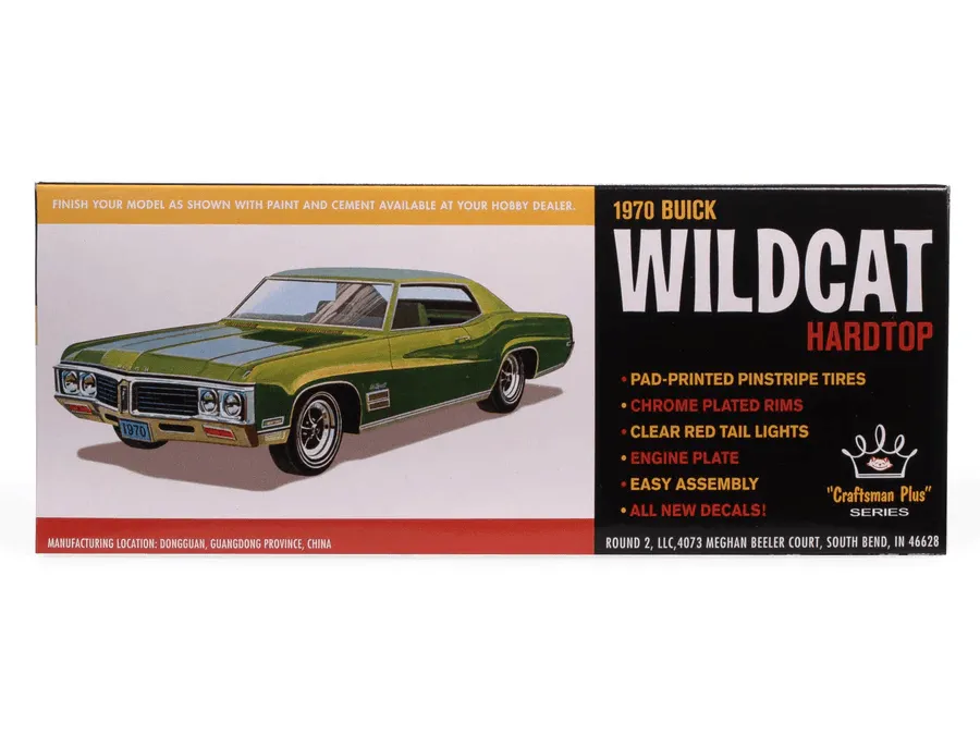 AMT 1970 Buick Wildcat Hardtop 1/25 Model Kit